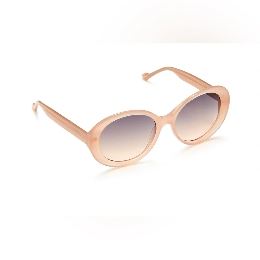 Sunday Somewhere Peach Oval Sunglasses